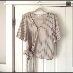 NWOT Vetta reversible wrap top L MAKE AN OFFER